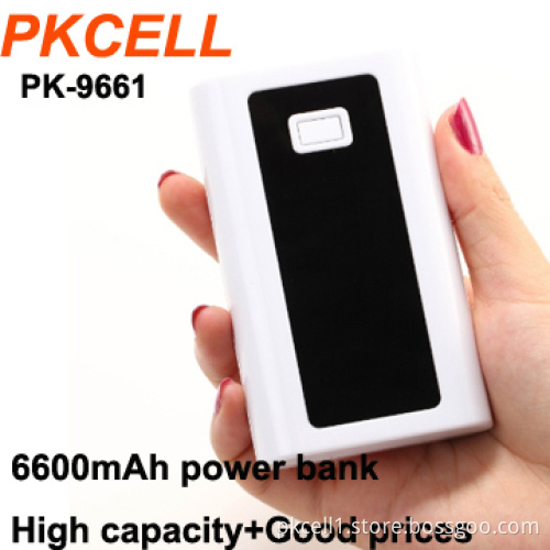Portable Power Bank and Portable Charger with 6600mAh Capacity (PK-9661)